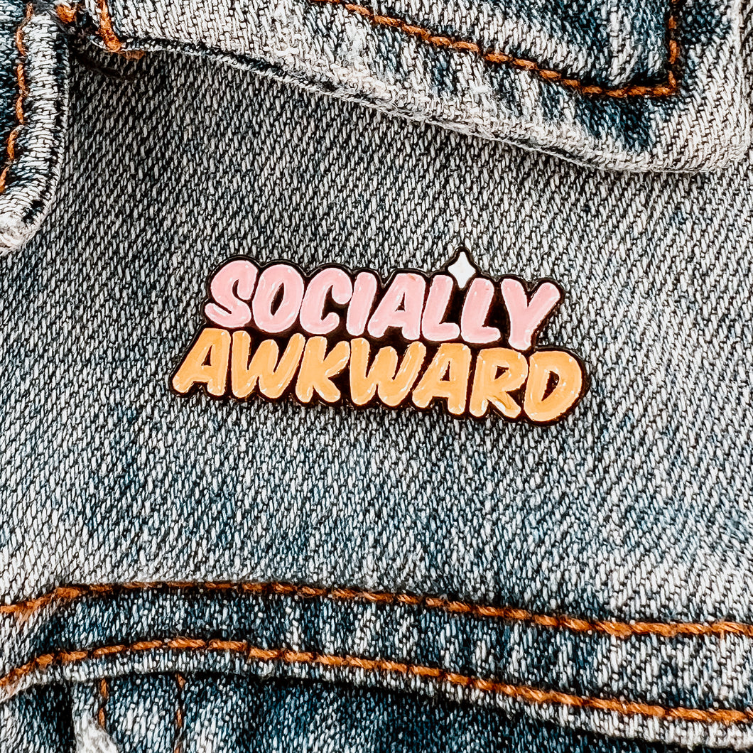 Socially Awkward Pin