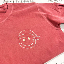 Load image into Gallery viewer, Smiley Santa Tee
